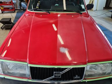 Rød volvo 